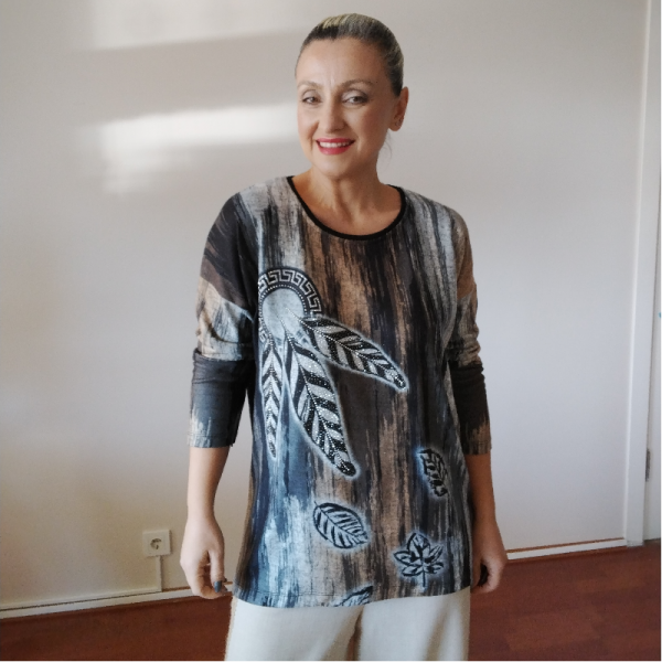Bettylou  Taş İşleme Bluz