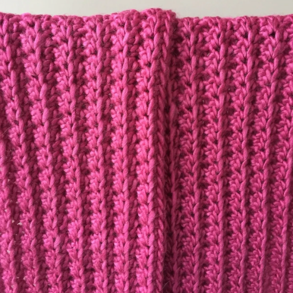 Atkı El Örgüsü Yünlü Kadın Mora Knit