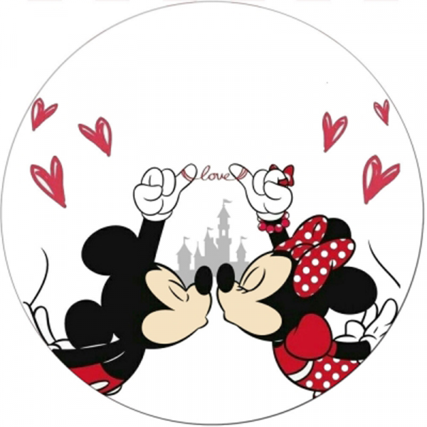 Mickey Ve Minnie Pariste Amerikan Servis, Kumaş Supla