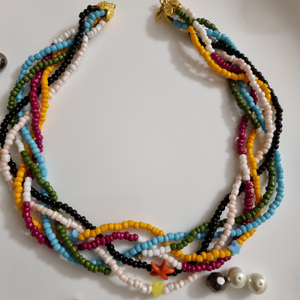 Summer Çok Renkli 6lı Örgü Model