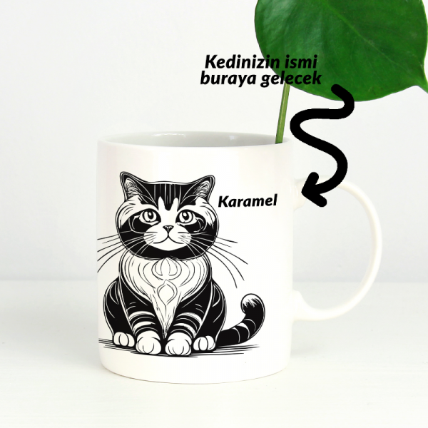Sevgiliye Hediye: Sevimli Yoldaş Kedi Kupası
