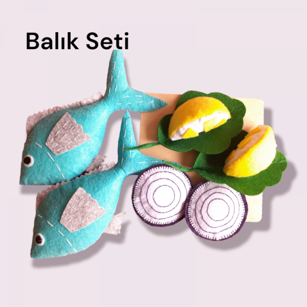 Keçe Balık Oyun Seti
