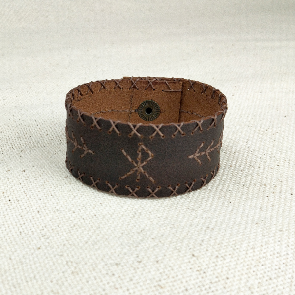 Hakiki Deri Rune, Viking Bileklik