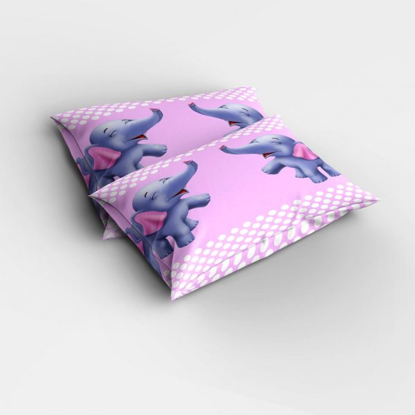 MonoHome Purple Elephant 3D Bebek Nevresim Takımı