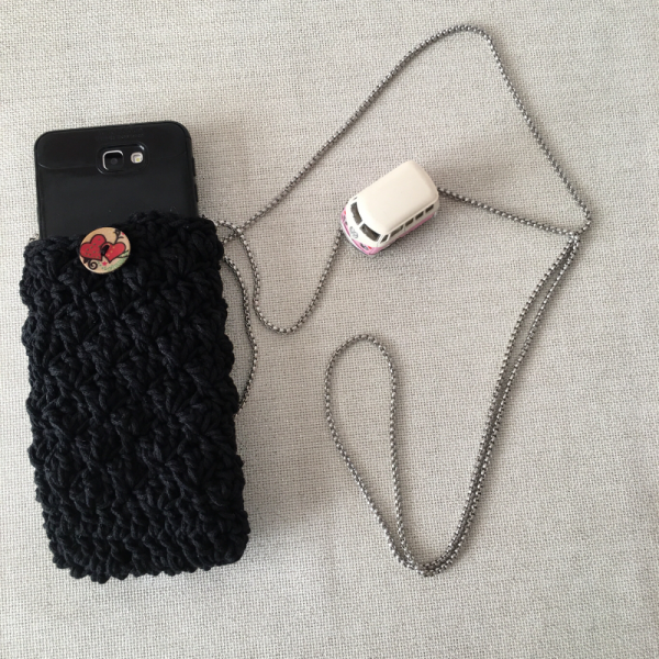 Püsküllü Telefon Çantası 