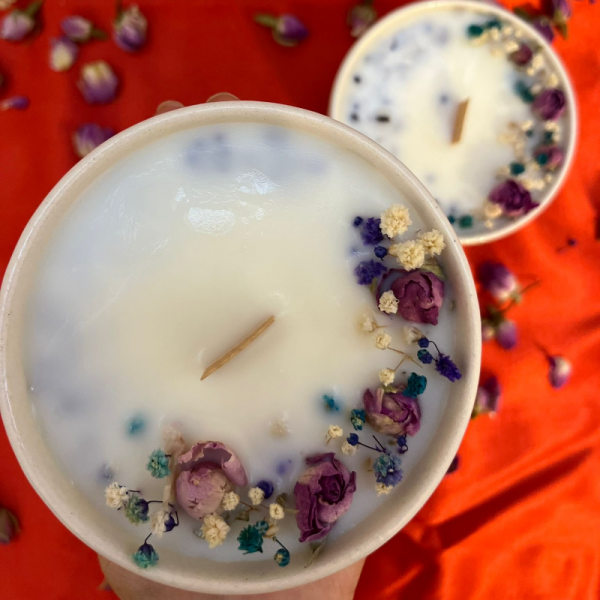 Rose Candle
