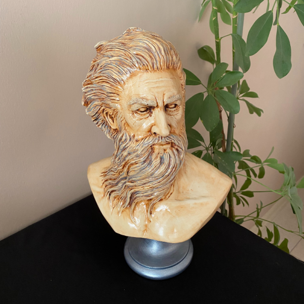 Poseidon Antik Büst Heykel