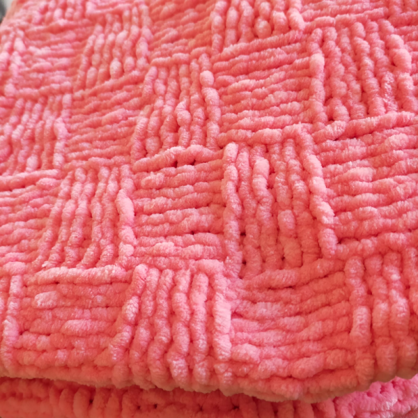Pembe Kadife Bebek Battaniyesi 97*83