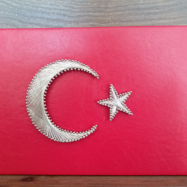 Filografi Türk Bayrağı 20x30 En Güzel Babalar Günü 