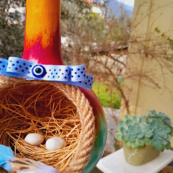 Kuş Evi Balkon Bahçe Ağaç Süsü