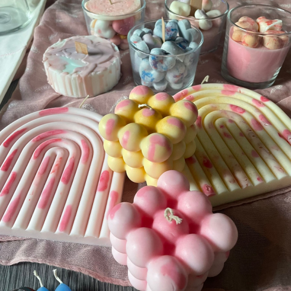 Rainbow Soya Set Pink