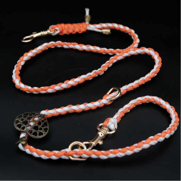 Turuncu Beyaz Handfree Kalpler Paracord Tasma