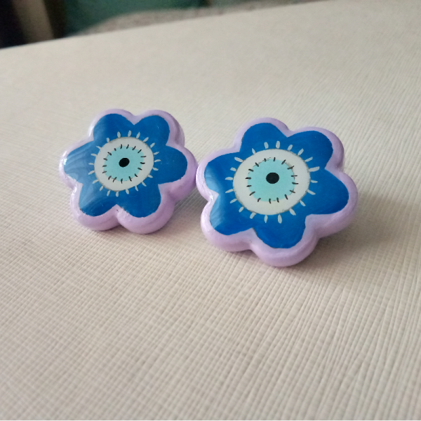 Flower Focus Serami̇k Ki̇li̇ Küpe