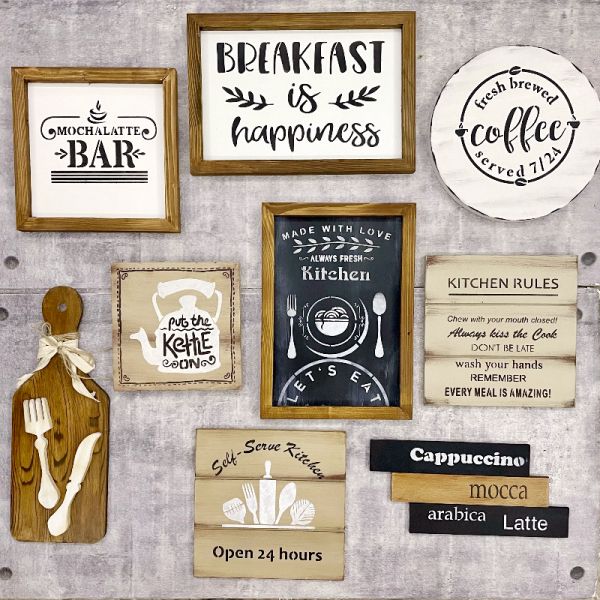 Coffee Bar Duvar Kolaj