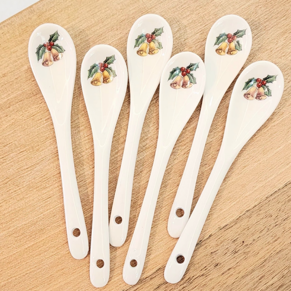 Çan Desen Mini Kaşık 6'lı