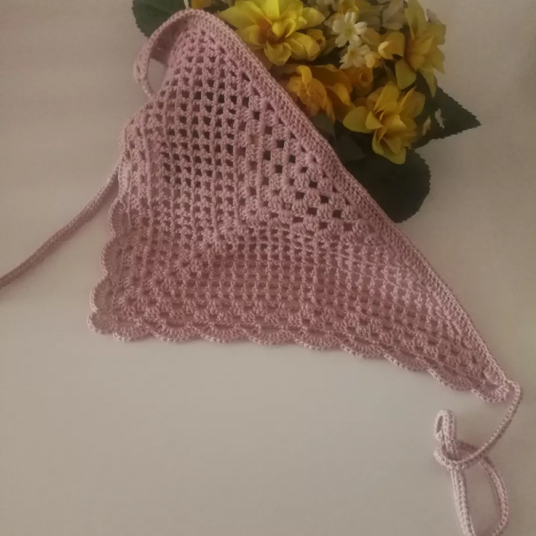 El Örgüsü Üçgen Bandana