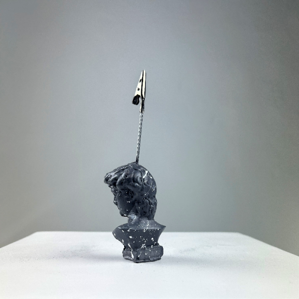 David White Splash Heykel Not Tutucu