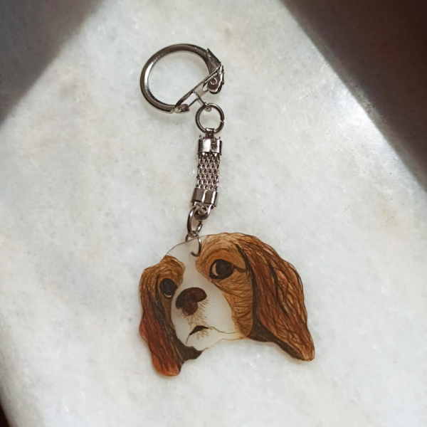 Kedi Köpek Kişiselleştirilebilir Anahtarlık