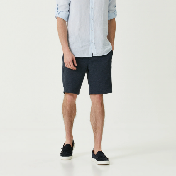 Fiji Indigo Pique Erkek Bermuda Şort 