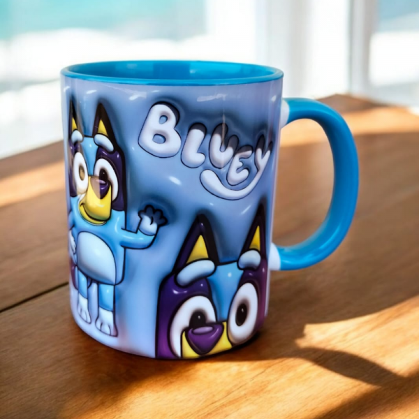 Bluey Tasarım Kupa Hediyelik Kupa Bardak