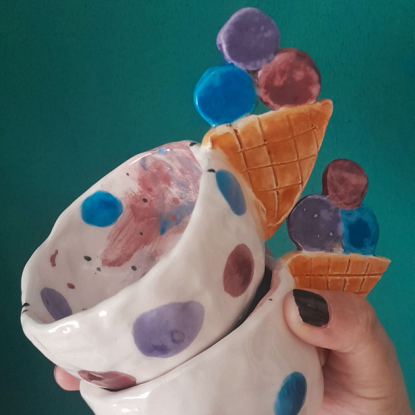 Rengarenk Dondurmalı Mug