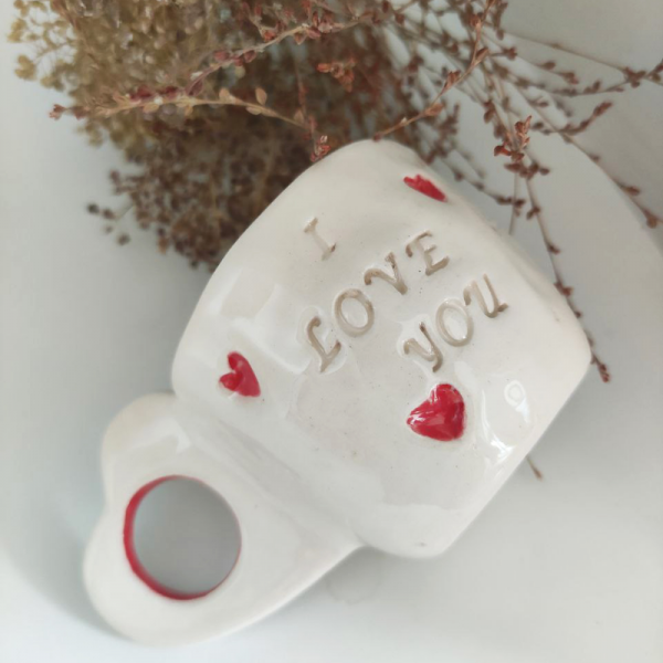 I Love You Tabaksız Türk Kahvesi Fincanı 110 Ml