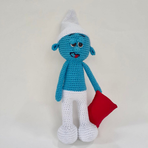 Uykucu Şirin Amigurumi Oyuncak