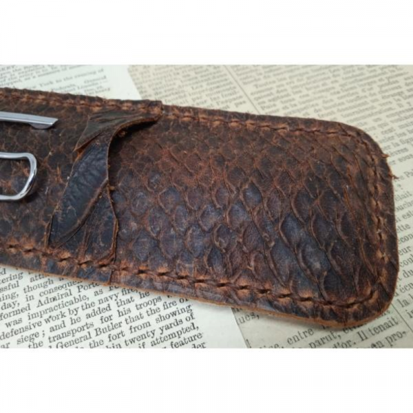 Crazy Hors Hakiki Deri El Emeği Özel Kalemleriniz Için Kalemlik Kalem Kutu 27 Cm 6 Cm Hhh