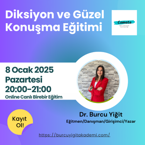 Diksiyonda Uygulamalar Eğitimi (online Canlı Birebir Eğitim)