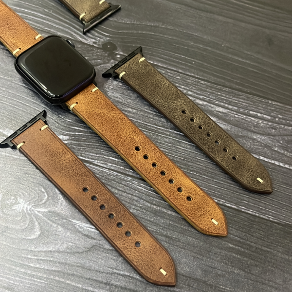 Apple Watch Deri Saat Kordonu ( 5,6,7,8,9,se,ultra) (kişiselleştirme)