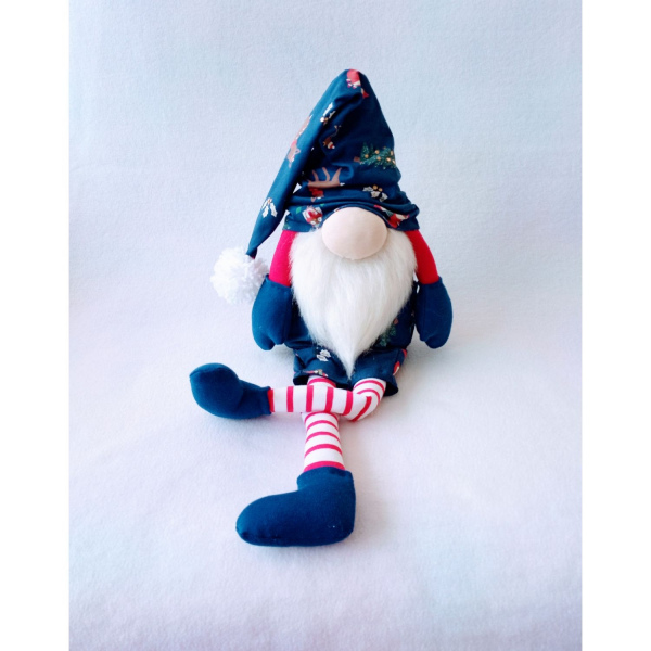 Uzun Bacaklı Gnome Oyuncak Lacivert