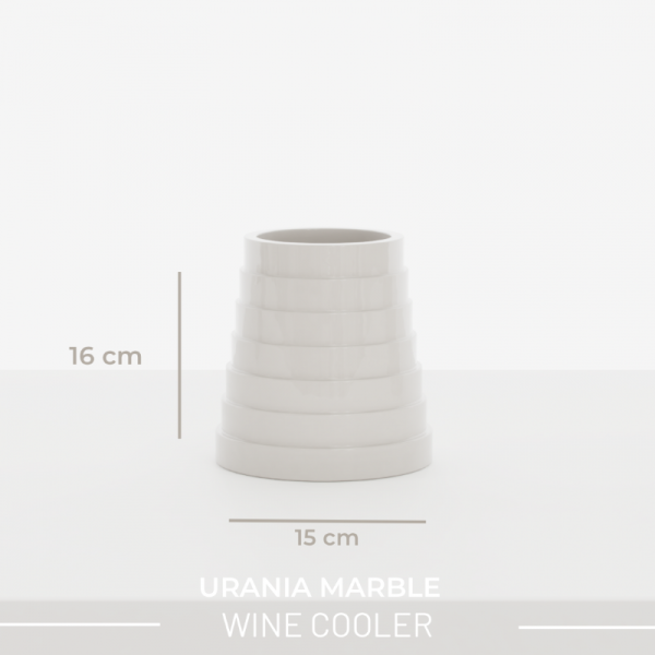 Mermer Şarap Soğutucu / Şişe Tutucu / Vazo 