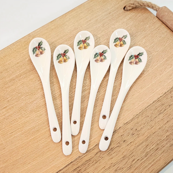 Çan Desen Mini Kaşık 6'lı