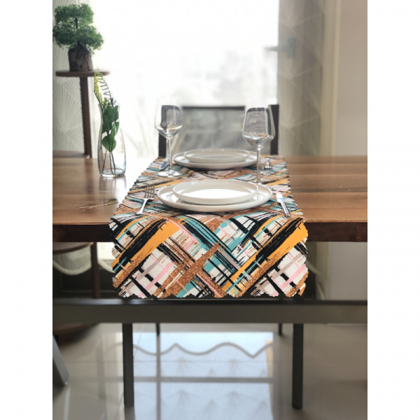 Lazer Kesim Geometrik Runner