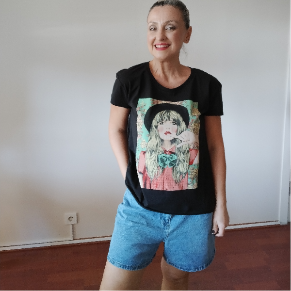 Bettylou Şapkalı Kız T Shirt