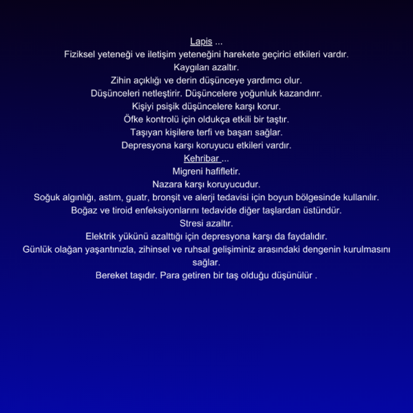 Lapis Kehribar Nazardan Koruma Ve Bereket Kolyesi