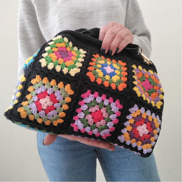 Siyah Motif Clutch Çanta