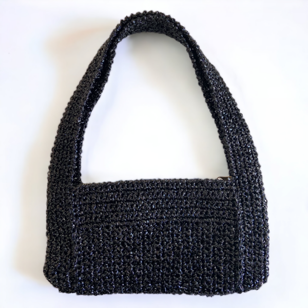 Black Shine | Metalik Örgü Çanta | Justdone Design