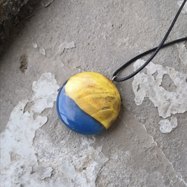 Yuvarlak Epoksi Kolye