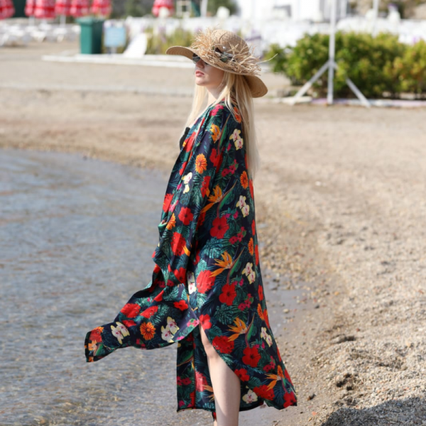 Kadın Kimono, Tasarım Uzun Kimono