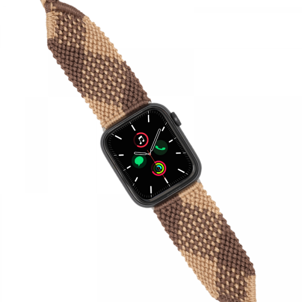 Hippi Matchless Black 38-40-41 Mm Apple Watch Braided Band
