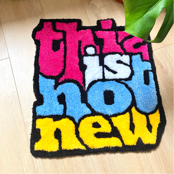 This Is Hot New Tipografik Kilim