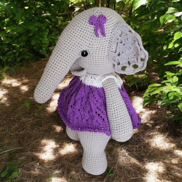 Amigurumi Organik Oyuncak Fil