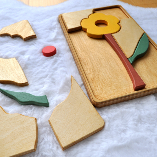 Renkli Çiçek Puzzle
