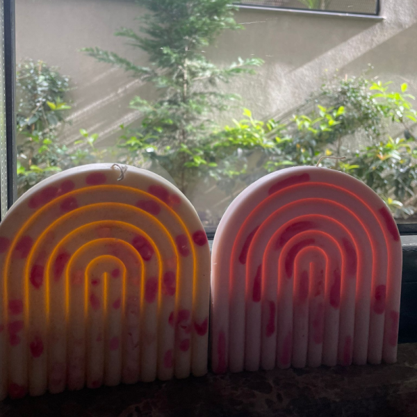 Rainbow Soya Set Pink