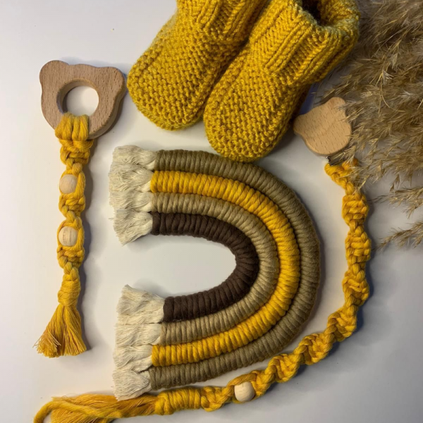 Makrome Bebek Set / Yenidoğan Hediye Seti