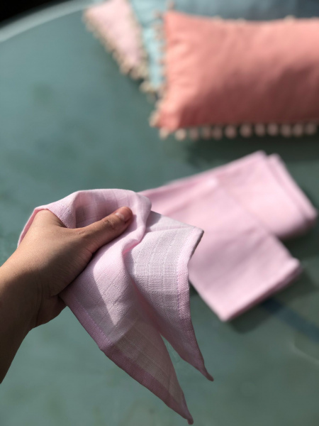 Bebek Müslin Set Pembe Hediyelik