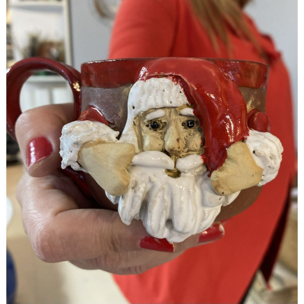 Seramik Noel Baba Kahve Çay Kupası