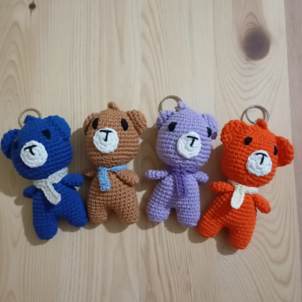 Amigurumi Ayıcık Anahtarlık 