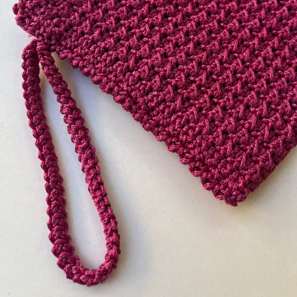 Makrome Clutch - Fuşya
